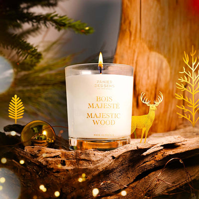 Christmas scented candle - Majestic Wood 180g