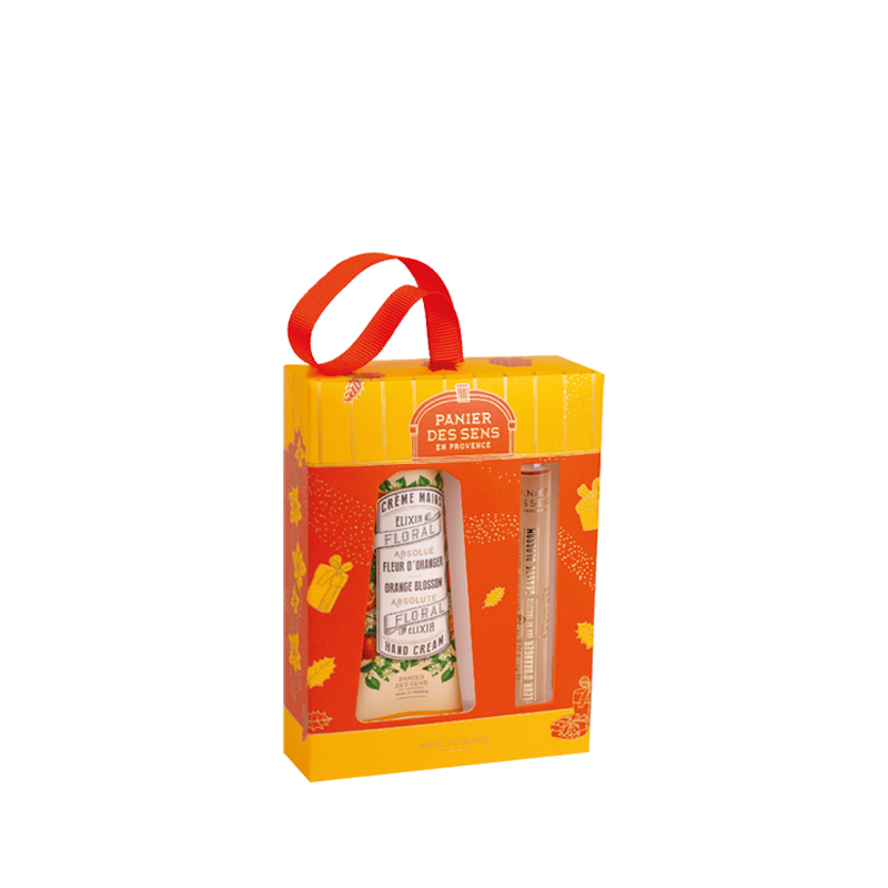 Christmas Duo eau de toilette roll-on and hand cream - Orange Blossom