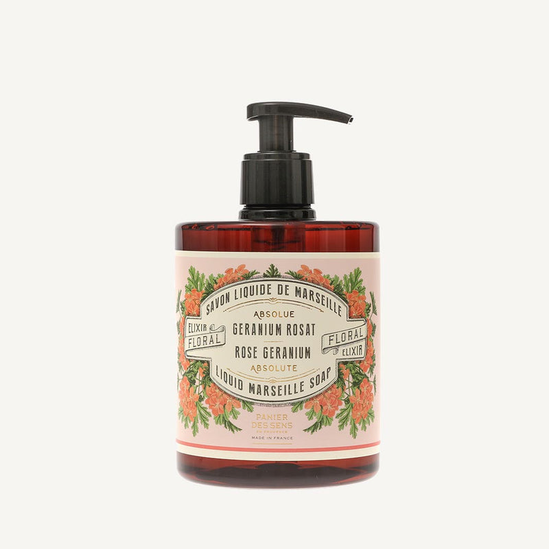 Liquid Marseille Soap - Rose Geranium savon liquide de Marseille 500ml