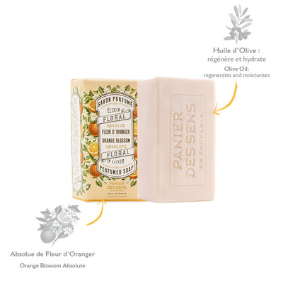 Bar Soap with Olive Oil - Orange blossom 150g