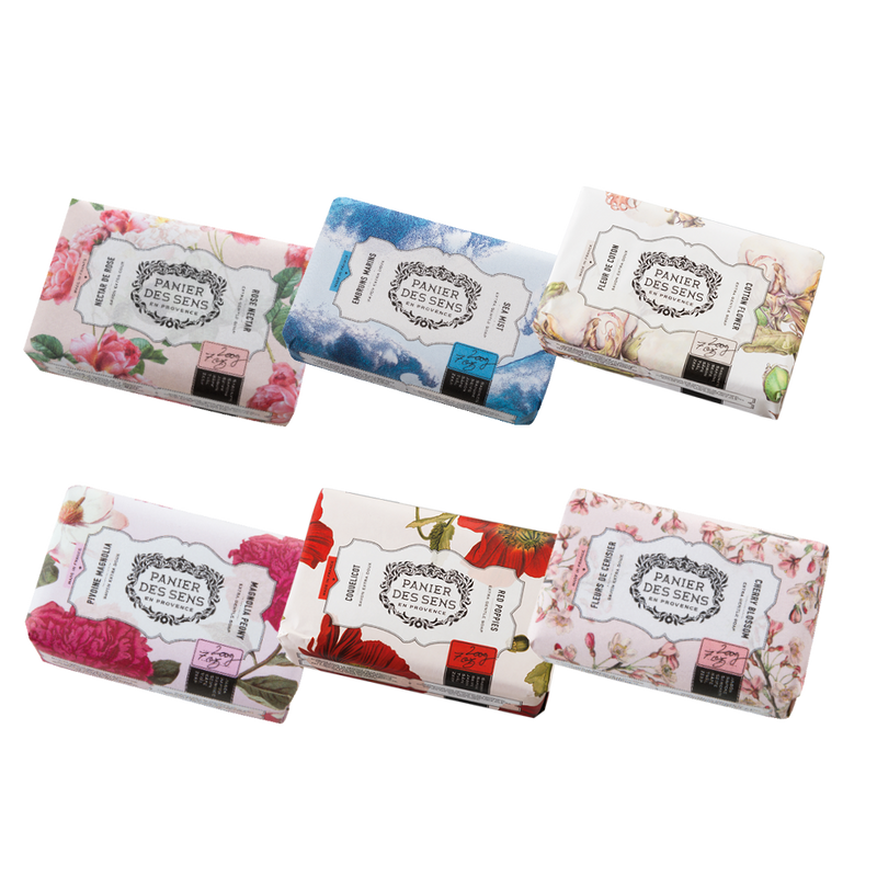 Discovery Pack of Scented Bar Soaps Enriched with Shea Oil (6x200g)