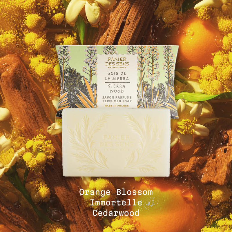 French Luxury Bar Soap - Sierra Wood