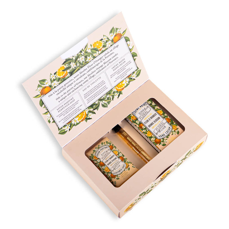 Orange Blossom skin care discovery gift set